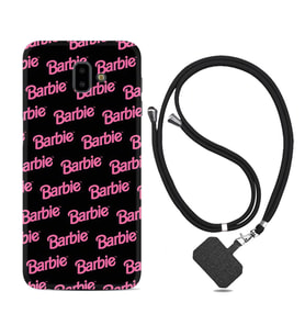 Samsung J6 Plus J7 Prime J7 Pro M20 Kılıf Boyun Askılı Silikon Barbie 1404