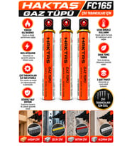 FC165 Gaz Tüpü Çivi Tabancası İçin 3lü Ekonomik Paket