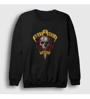 Presmono Unisex Siyah Nightrain Guns N' Roses Sweatshirt