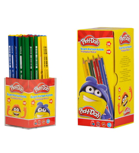 Play-Doh Kurşun Kalem Üçgen 36 Lı Stand PLAY-KK003