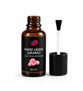 Sakız Sökücü Fırçalı Kapak 30 mL (Sakız Leke Çözücü Çıkartıcı Temizleyici)