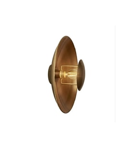 Rustik Vintage Tavan Avize Mat Gold Eskitme Kaplama Endüstriyel UFO Tasarım Duvar Aplik E27 Duy