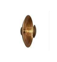 Rustik Vintage Tavan Avize Mat Gold Eskitme Kaplama Endüstriyel UFO Tasarım Duvar Aplik E27 Duy