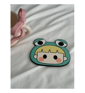 Frog Girl Bardak Altlığı (Karışık)