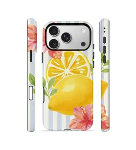 iPhone 17 Pro Max Vorian Çift Katmanlı Kılıf Lemon Blossom Coast