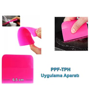 PPF/TPH Silikon Çekçek Ragle Cam Filmi Çekme Uygulama Aparatı Pembe 6x7.5cm