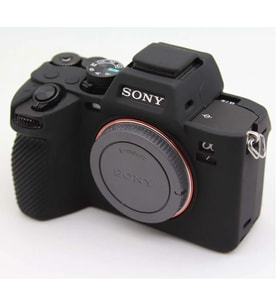 Mettzchrom Sony A7M4 a74 A7M5 Mark V A7 Mark 4 Uyumlu Silikon Koruyucu Kılıf