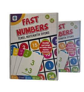 Fast Numbers - Temel Matematik Oyunu  Eğitici ve Eğlenceli Sayı Kartları