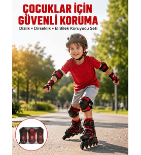 Koruyucu Seti Dizlik Dirseklik Bileklik Nefes Alabilir Koruma Ekipmanı