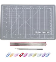 A3 Gri Renk Çift Taraflı Hobi Kesim Matı Tablası Set 45CMX30CM