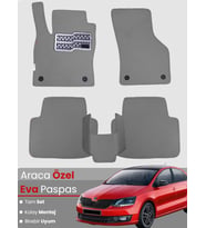 SKODA RAPİD (2020-2023) Uyumlu EVA Paspas Tam Set–Oto Paspas,Araca Özel,Kolay Montaj