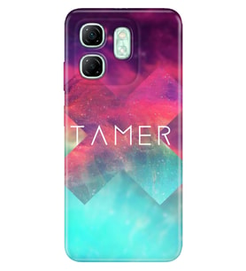 İnfinix Hot 8 9 10 12 20 20i 30 30i 40 40i 50 50i 60i Pro Plus 4G 5G Kılıf İsim Yazılı Kişiye Özel Model-14 (Çok Renkli)