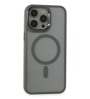 iPhone 15 Pro Max Kılıf Room Magneticsafe Silikon - Gri