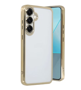 Samsung Galaxy S25 Kılıf Razer Lensli Silikon - Gold