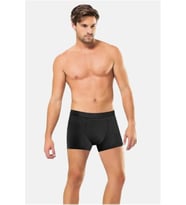 ANIT 1284 ERKEK NEFES ALAN BAMBU BOXER TEKLİ (Siyah)