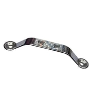 Dekoratif Zamak Kulp Dıştan - 64Mm, Nikel, 100 Adet