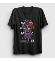 Presmono Unisex Siyah Romantic Sculpture Art Sanat T-Shirt 450070tt