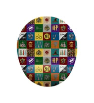 Harry Potter Simgeleri Bilek Destekli Kaymaz Buruşmaz Kırılmaz Mouse Pad (Çok Renkli)