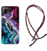 INFINIX Smart 4 5 6 Zero 8 S5 Pro Kılıf Boyun Asklı Rasta Silikon Astronot Signs 1753