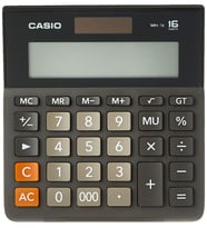 Casio MH-16 16 Hane Masa Üstü Hesap Makinesi
