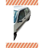 Ford Fiesta 1990-2002 4'lü Mügen Tip Cam Rüzgarlığı,