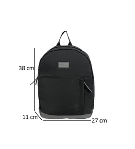 Bagslab Su Geçirmez Kumaş Sırt Çantası 1012 (Siyah)
