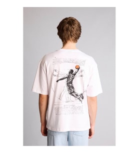 Defacto 26Y801002941 Beyaz Erkek T-Shirt H2472AX/WT34