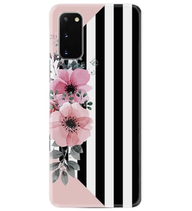 Samsung A02S A03S A10 A12 A13 A21S A22 Kılıf Desenli Silikon Flowers 4 1390