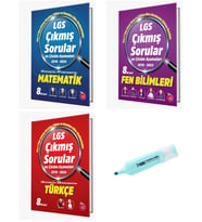 LGS 8.Sınıf Matematik Fen Bilimleri Türkçe Çıkmış Sorular