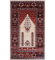 Gümüşsuyu Aura 13008 Halı Seccade 80x130 cm Krem