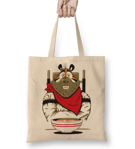 Tahıl Katili Totoro Bez Çanta Uzun Saplı