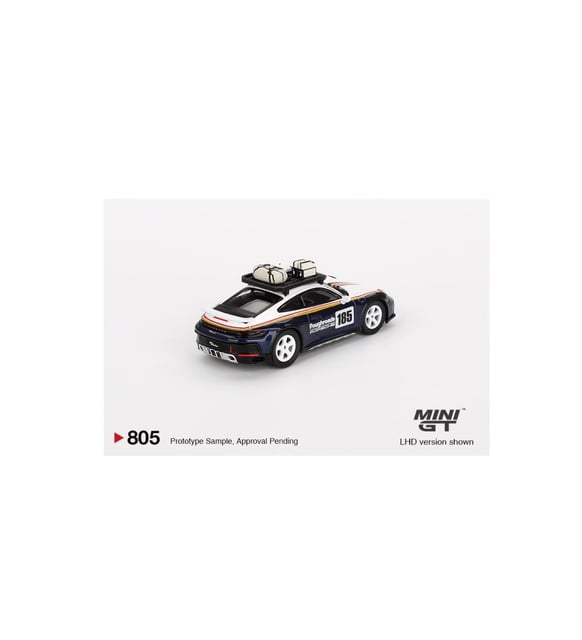Mini GT 805 Porsche 911 Dakar Rallye Design Package White/Gentian