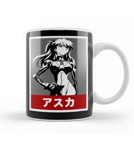 Evangelion Asuka Kupa Bardak Porselen