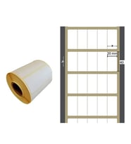 Stilo Termal Barkod Etiketi 5 Sıra 40X20 5000Li Beyaz