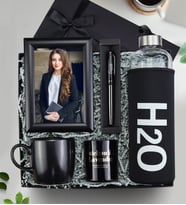 Matara & Çerçeve & Kalem & Mum & Kupa Premium Hediye Seti