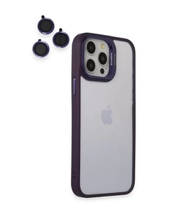 Iphone 14 Kılıf Roblox Lens Standlı Kapak - Mor