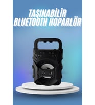 Bluetooth Hoparlör Android ve İOS Uyumlu Ses Bombası USB Girişli Taşınabilir