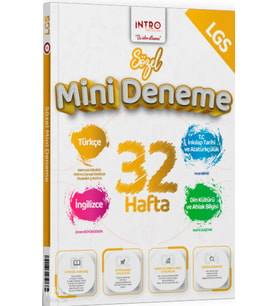 8. Sınıf LGS Sözel 32 Hafta Mini Deneme İntro Yayınları