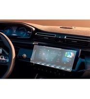 Peugeot 508 10 inç Mat Ekran Koruyucu Multimedya Şeffaf  (Şeffaf Hologram)