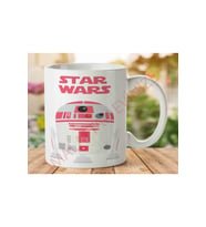 Kadın R2-d2 Star Wars İki Tarafı Baskılı Kupa Bardak