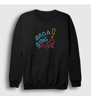 Presmono Unisex Siyah Bada Bing Sopranos Sweatshirt 468860tt