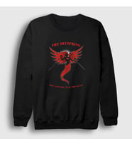 Presmono Unisex Siyah Angel The Offspring Sweatshirt 176887tt
