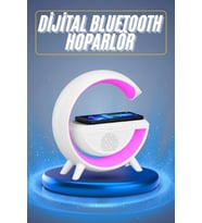 Yeni Nesil Bluetooth Hoparlör Speaker 5.0 Taşınabilir G Şeklinde Powerbankli