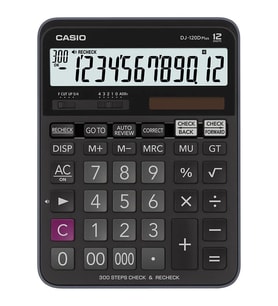 Casio DJ-120D Plus İşlem Kontrollü 12 Hane Masa Üstü Hesap Makinesi