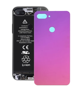 Xiaomi Mi 8 Lite Uyumlu Arka Kapak Pil Batarya Kapağı M1808D2TG (Kırmızı)