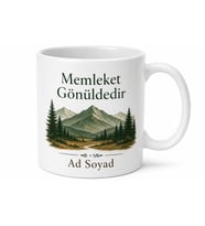 Bolulu Hemşehriye Özel İsimli Baskılı Kupa Bardak Bolu Hediye