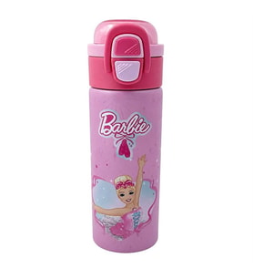 Barbie Çift Fonksiyon Kapaklı Çelik Matara 600Ml 3841