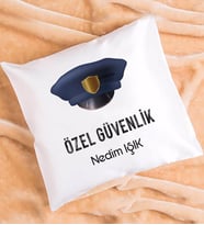 Özel Güvenlik Tasarımlı Kişiye Özel Güvenlik Yastık