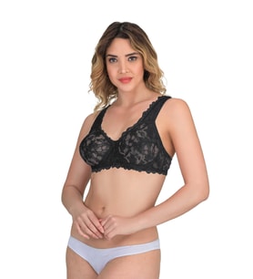 SİYAH MI Emay 178 C Balenli Dantelli Sütyen