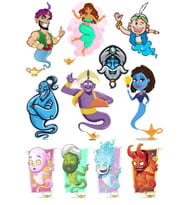 Cin Sticker Set-1 11 Parça Telefon, Tablet, Defter, Laptop Sticker